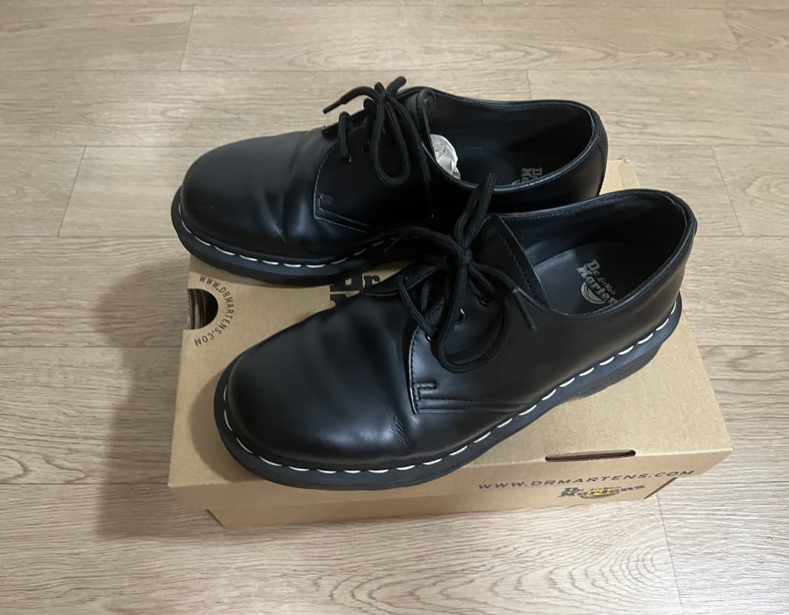 Dr. Martens 1461 WS Black Smooth 상품이미지1