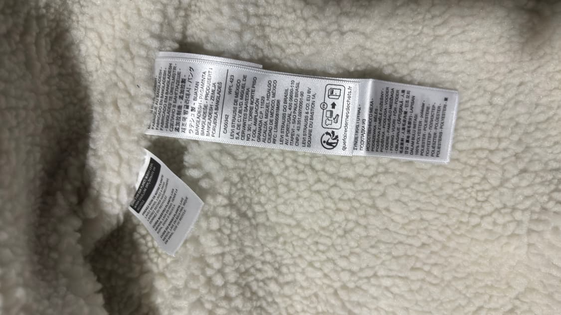 (리바이스) 쉐르파 데님 트러거 자켓 S 상품이미지4