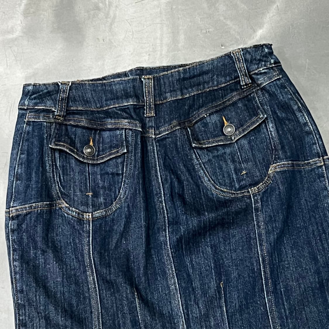  hot kiss 미디 데님스커트 y14879 상품이미지4