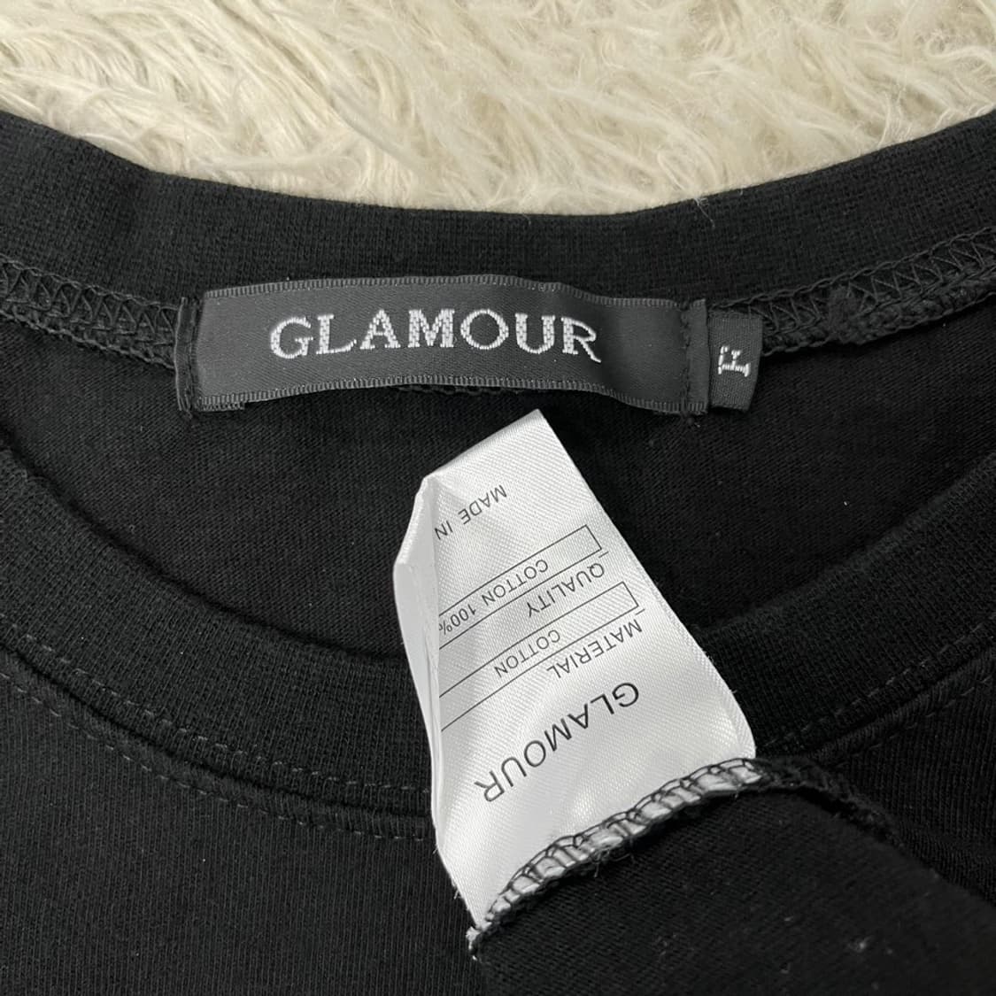 GLAMOUR 글래머 반팔 티셔츠/#4116 상품이미지3