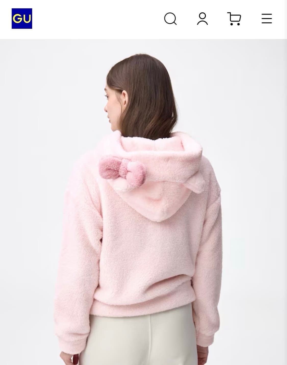 GU 헬로키티 후리스 상품이미지2