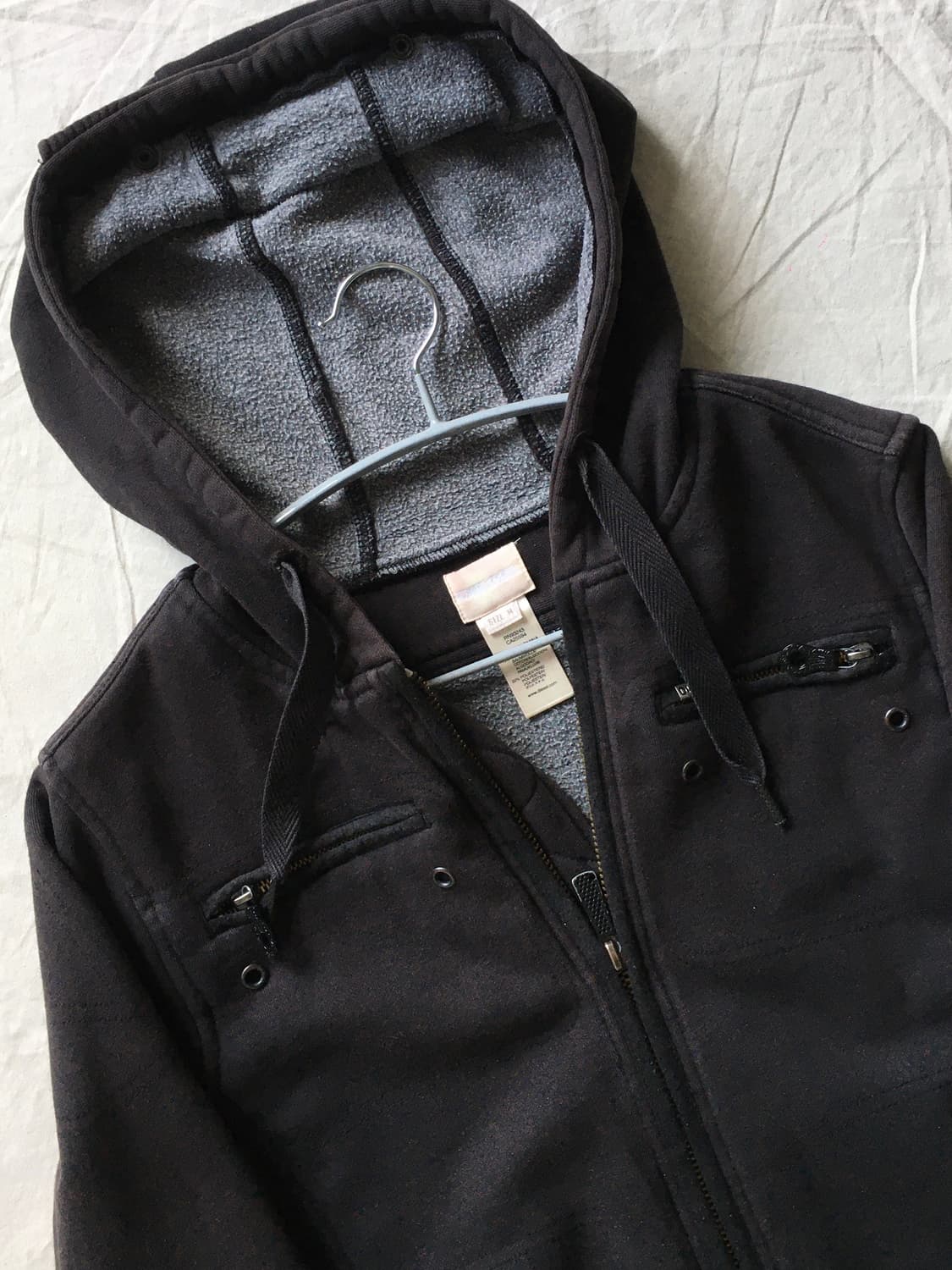 디젤 포켓 헤비 후드집업 상품이미지4