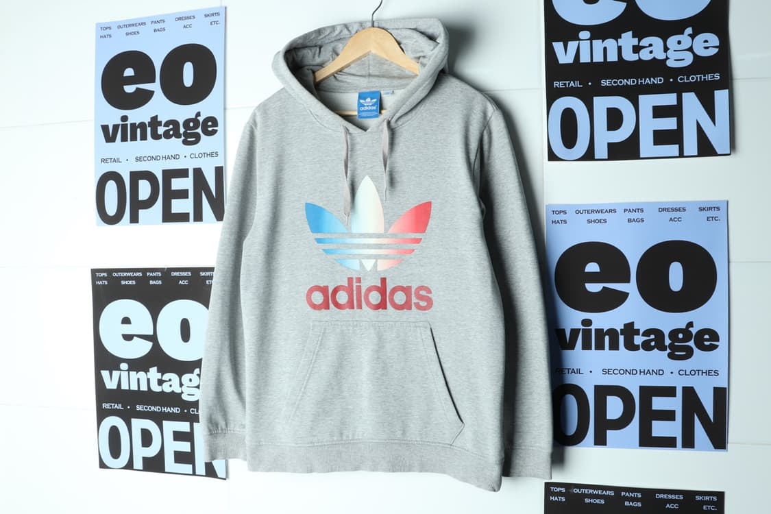 (L-XL) 아디다스 후드티셔츠 불꽃 오리지널 그레이-H31094 상품이미지2