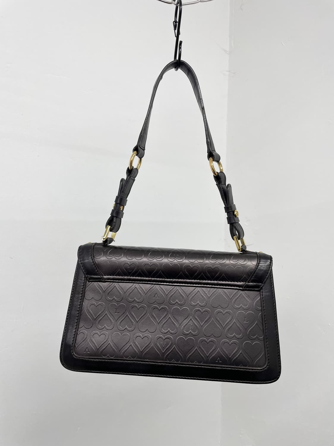 러브캣 하트 엠보 큐빅 토트백💕 상품이미지8