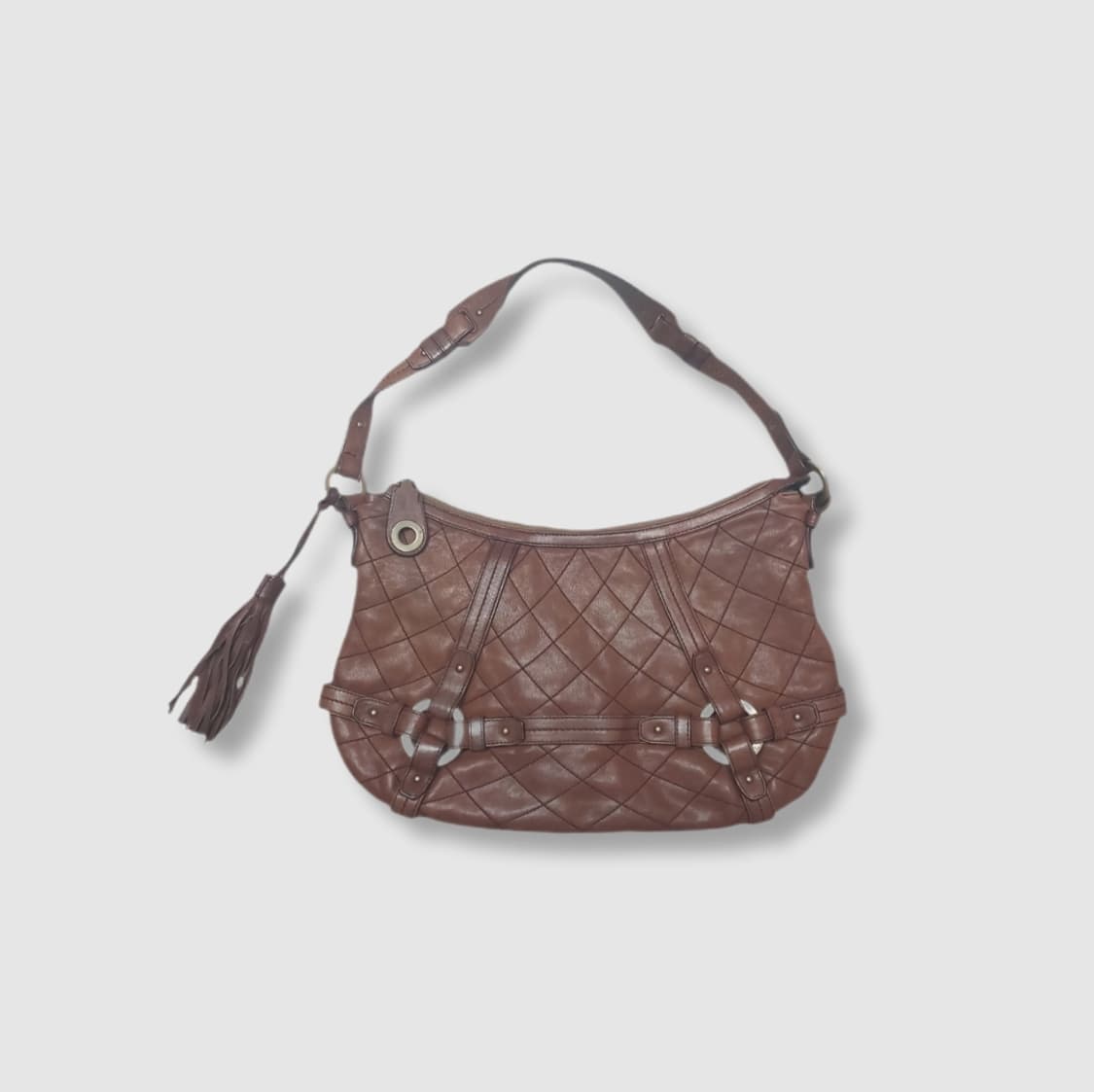 발리 빈티지 태슬 레더 호보백 숄더백 y2k 상품이미지1