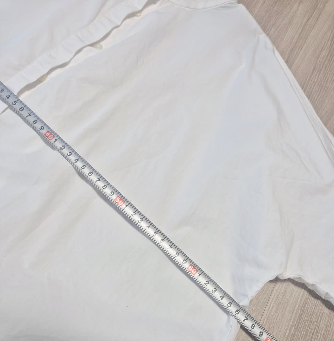 무지(MUJI)화이트라운드면블라우스 상품이미지7
