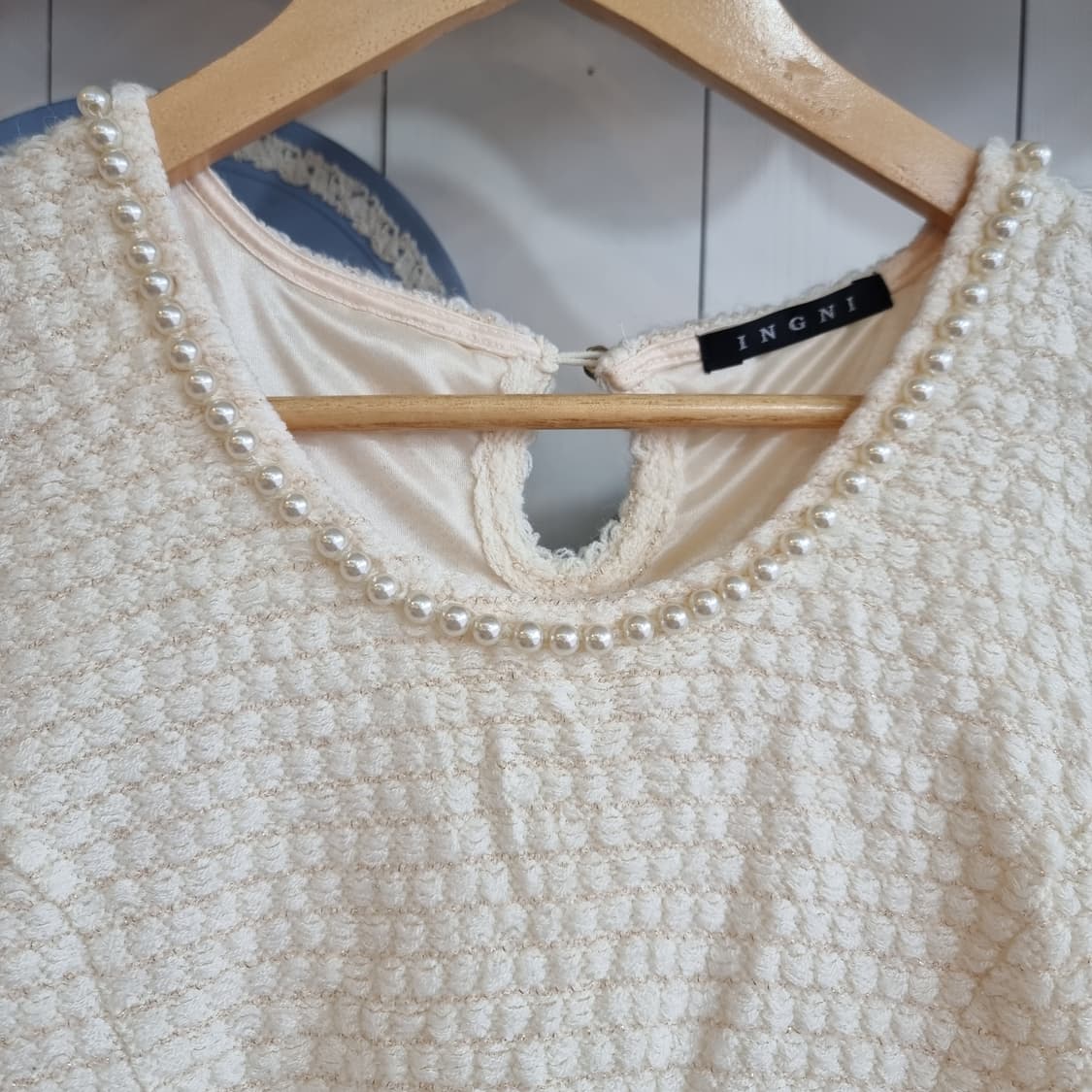 진주넥 트위드 원피스 상품이미지2