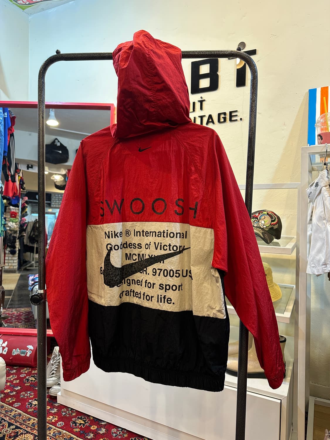 나이키 더블 스우시 윈드러너 우븐 자켓 M 상품이미지4