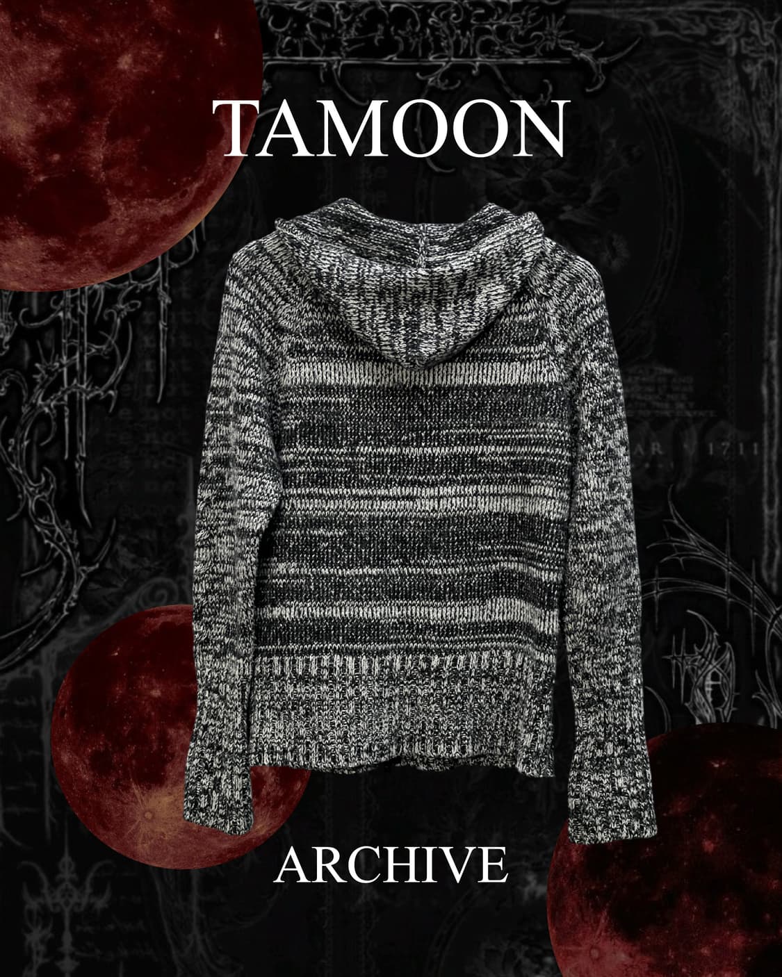 JPN Vintage Knit Hoodie 상품이미지2