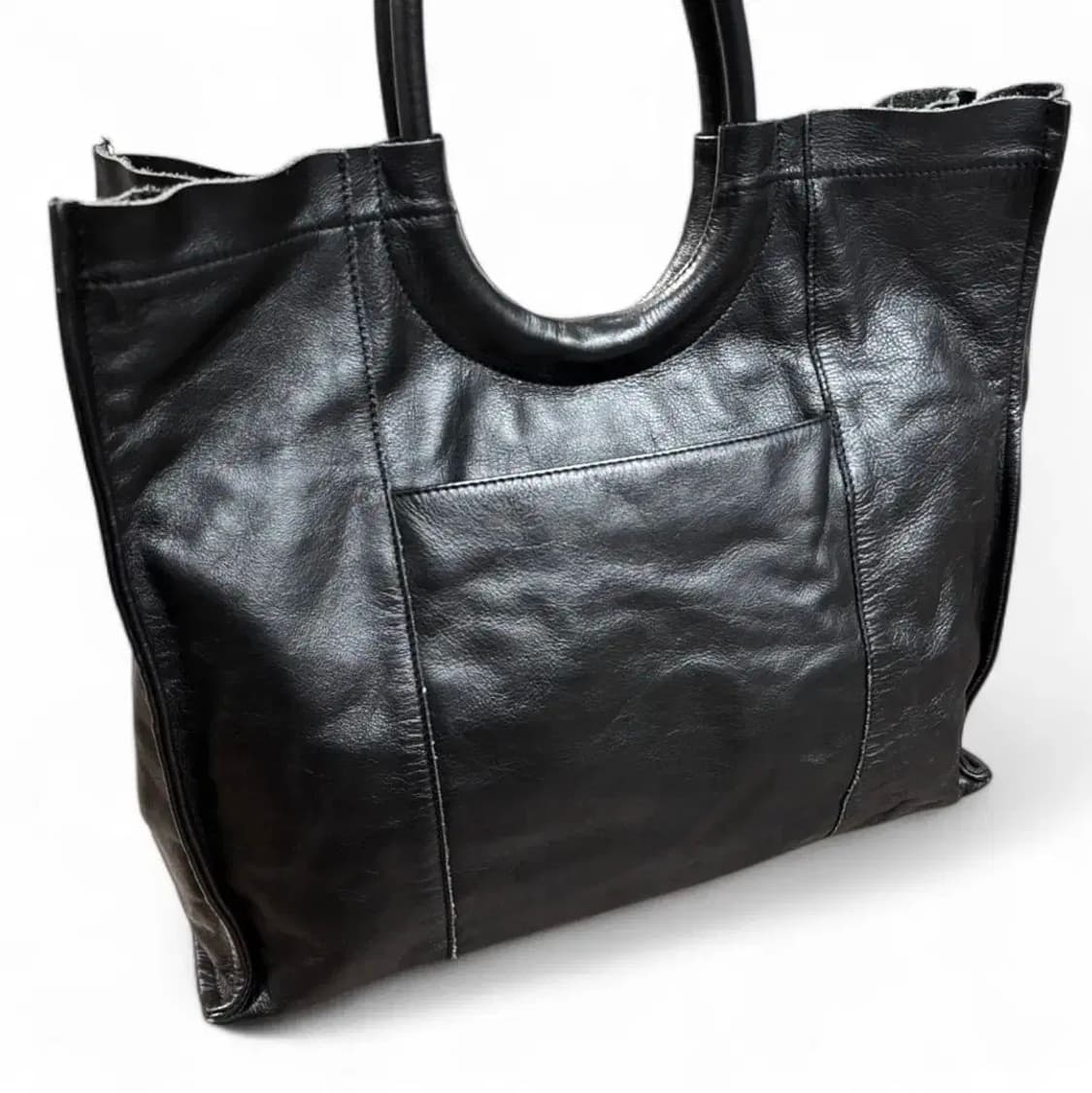 Ear PAPILLONNER 소가죽 토트백 이세이미야케의 재피니즈 스타일 상품이미지3