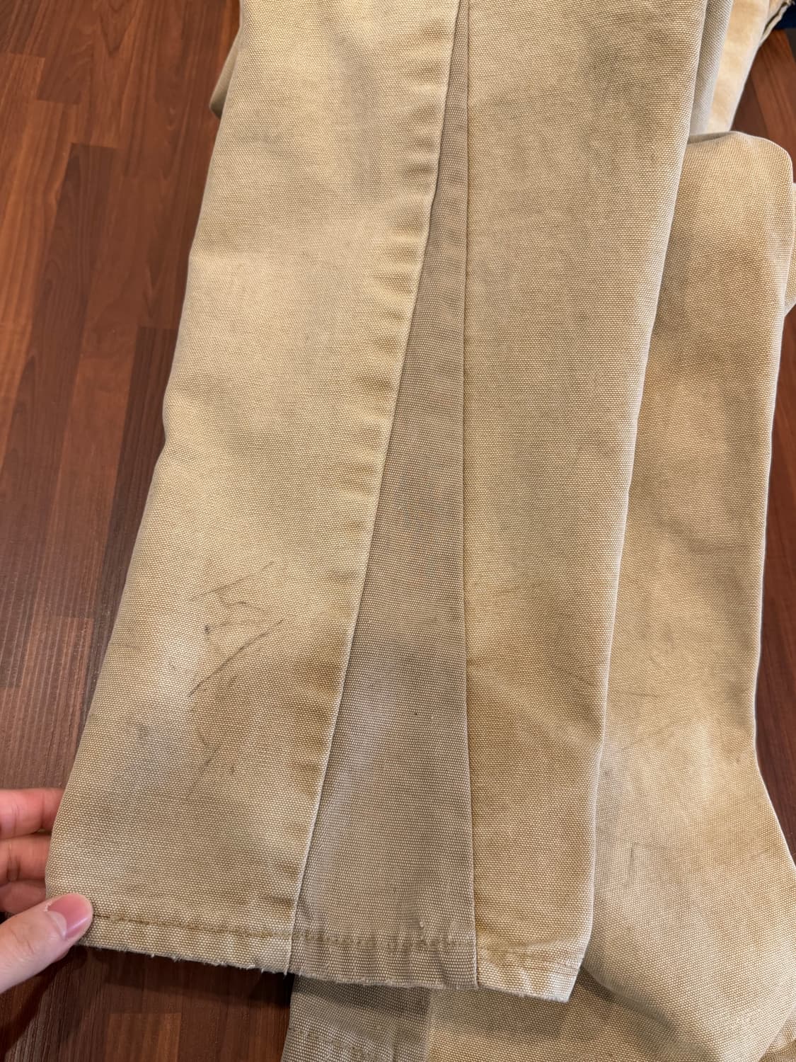 00s Carhartt 덕 캔버스 싱글니 워크 팬츠 (made USA) 상품이미지9