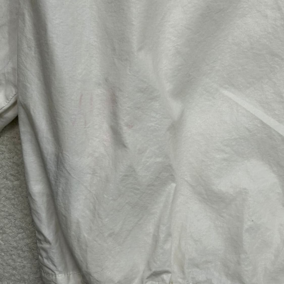 마뗑킴 로고 코팅 점퍼 아이보리 F 상품이미지4