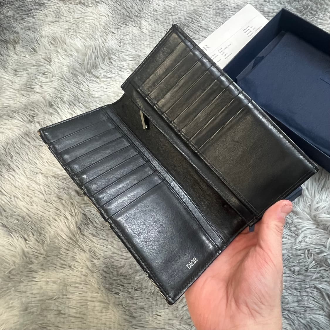 디올 오블리크 장지갑 백화점판 상품이미지3