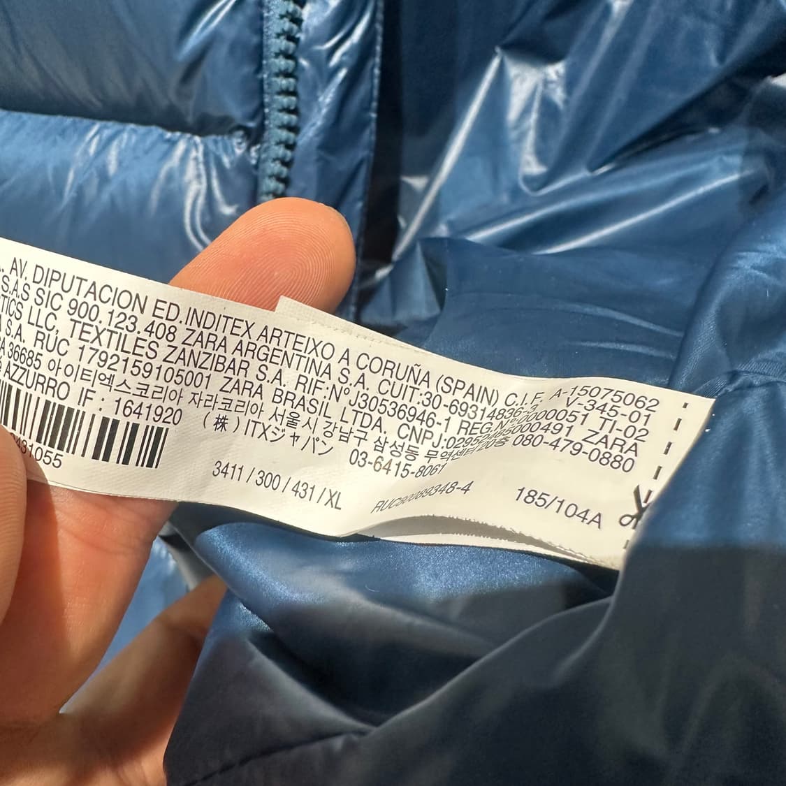 자라 덕다운 패딩 상품이미지6