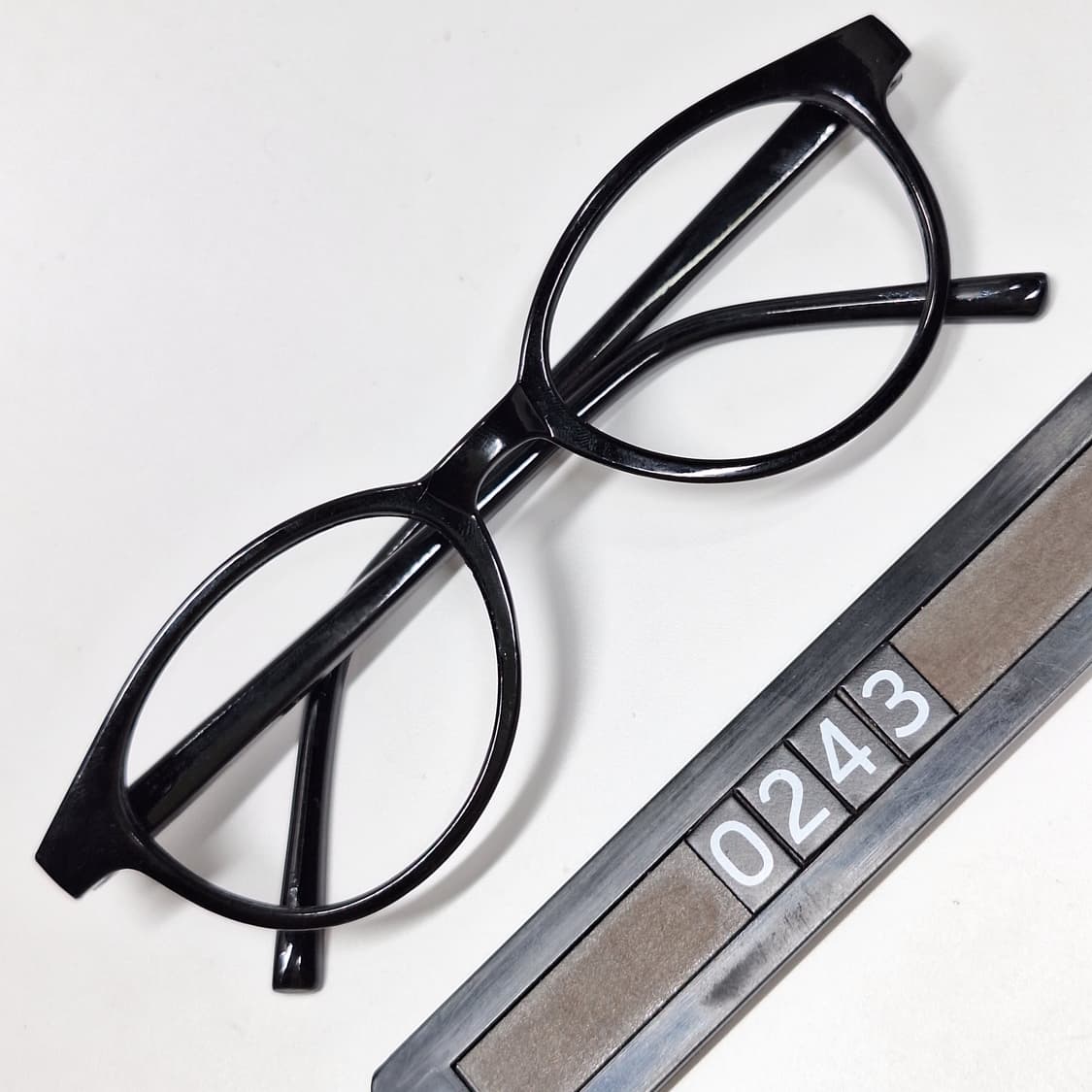 일본 빈티지 보스턴 블랙 뿔테 안경테 135mm y2k 클래식 레트로 패 상품이미지1