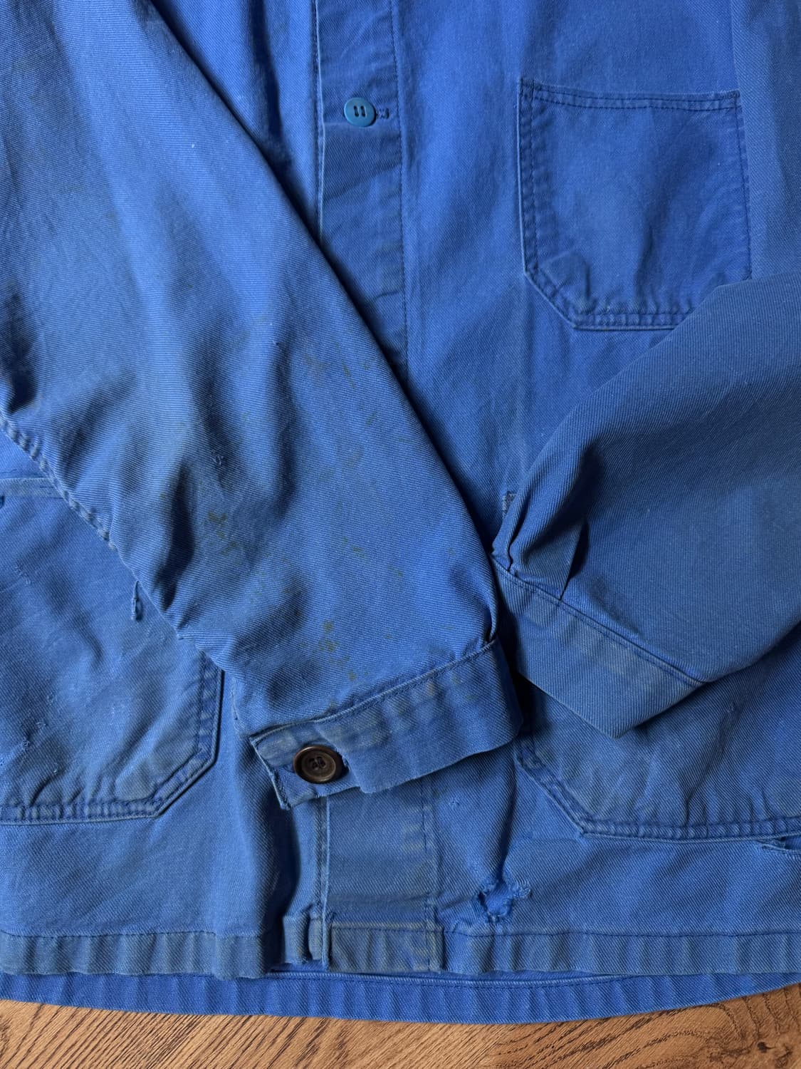 [XL]90's 더티워싱 프렌치 워크자켓 상품이미지6