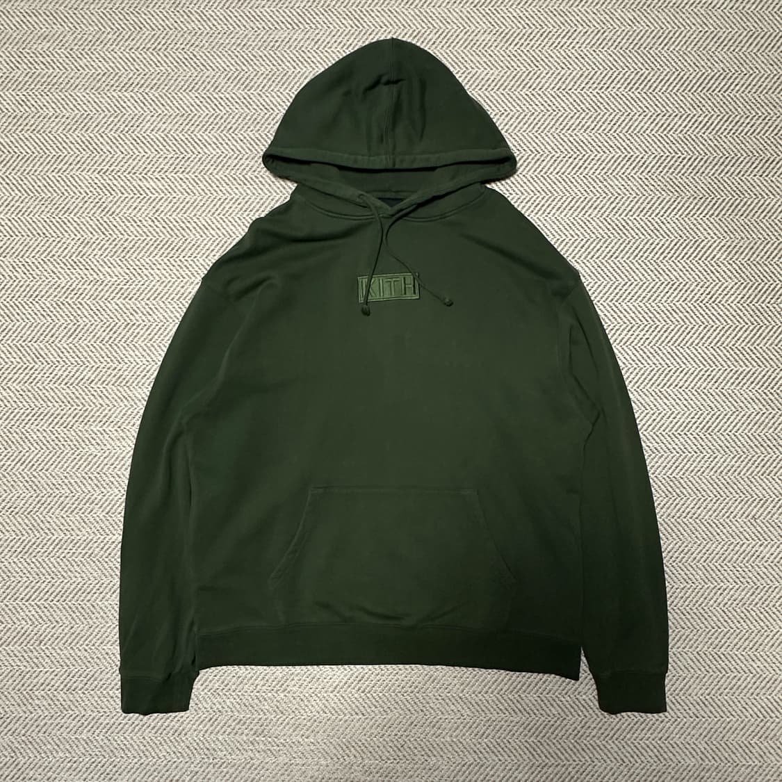 KITH box logo hoodie green 상품이미지1