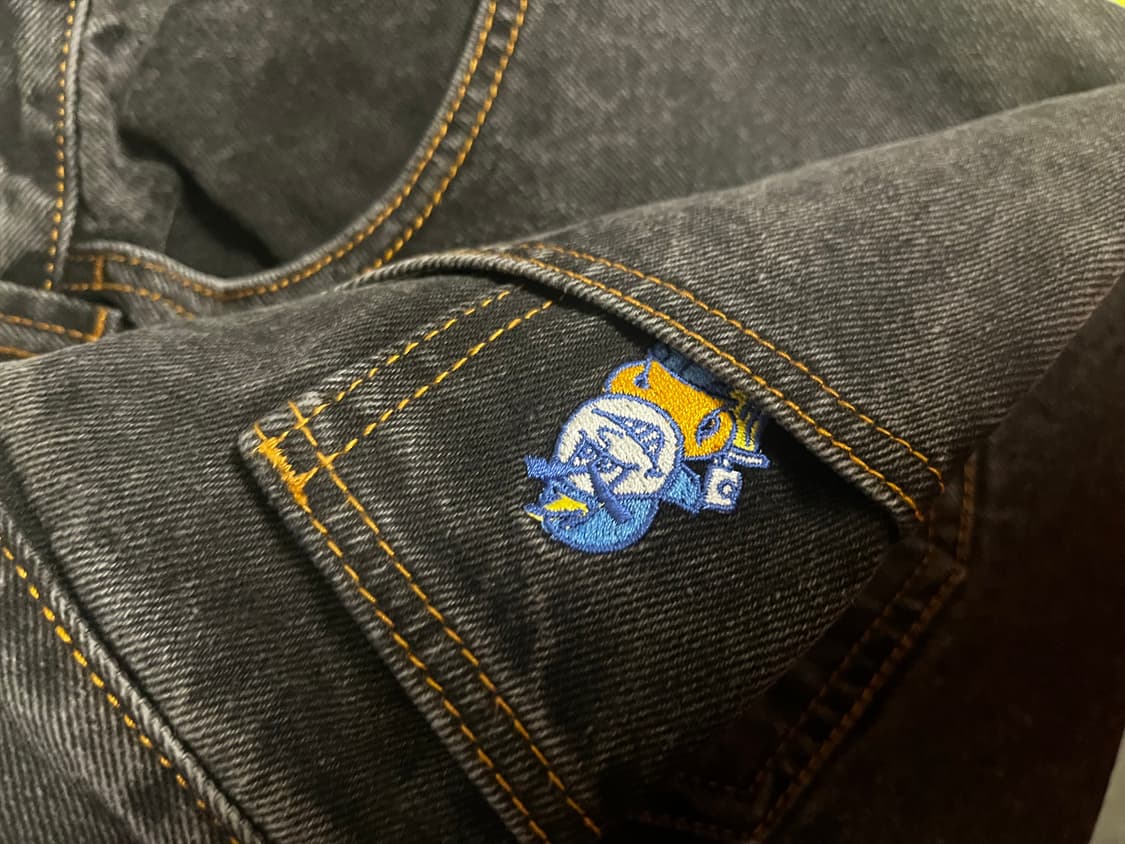 [30/30] 폴라스케이트 93 데님 워시드 블랙 구버전 상품이미지2