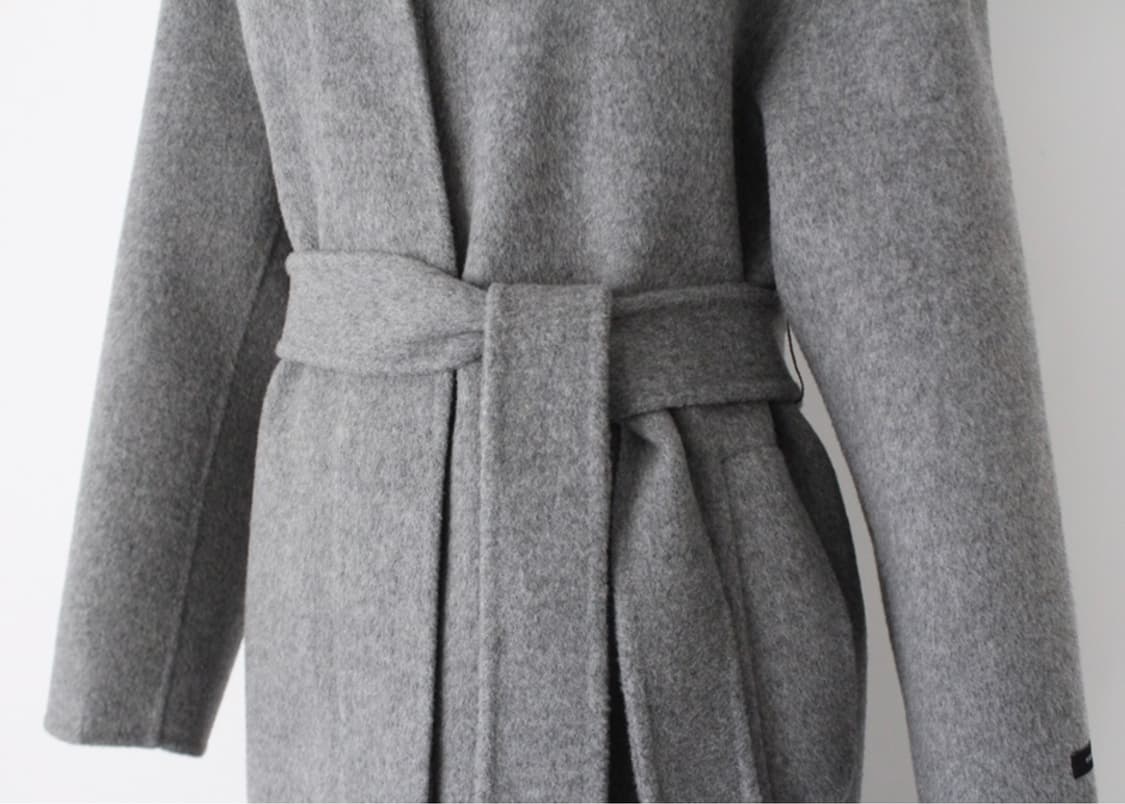 그랩 울 싱글코트 여성free 상품이미지6