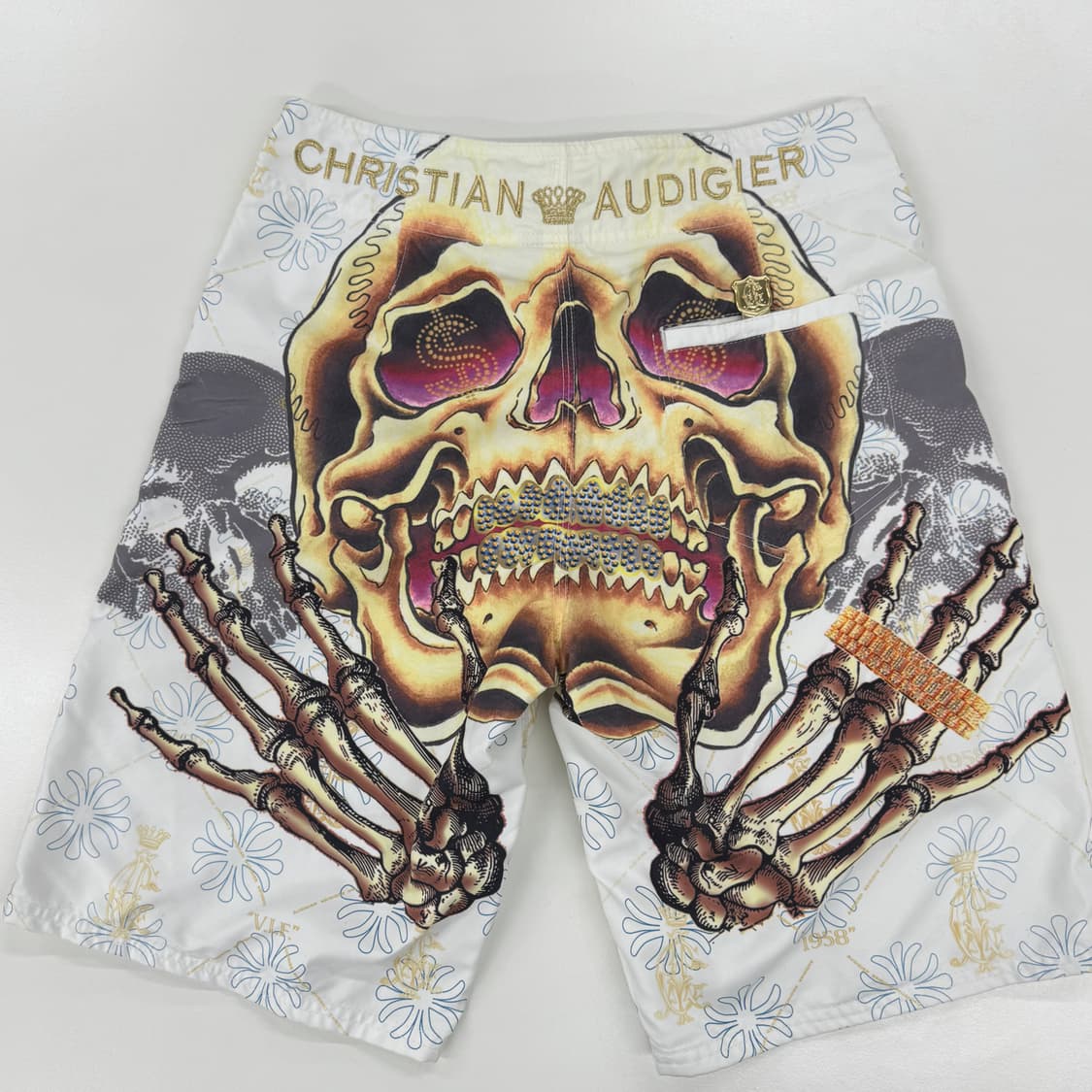 Christian Audigier Skull Board shorts 상품이미지1