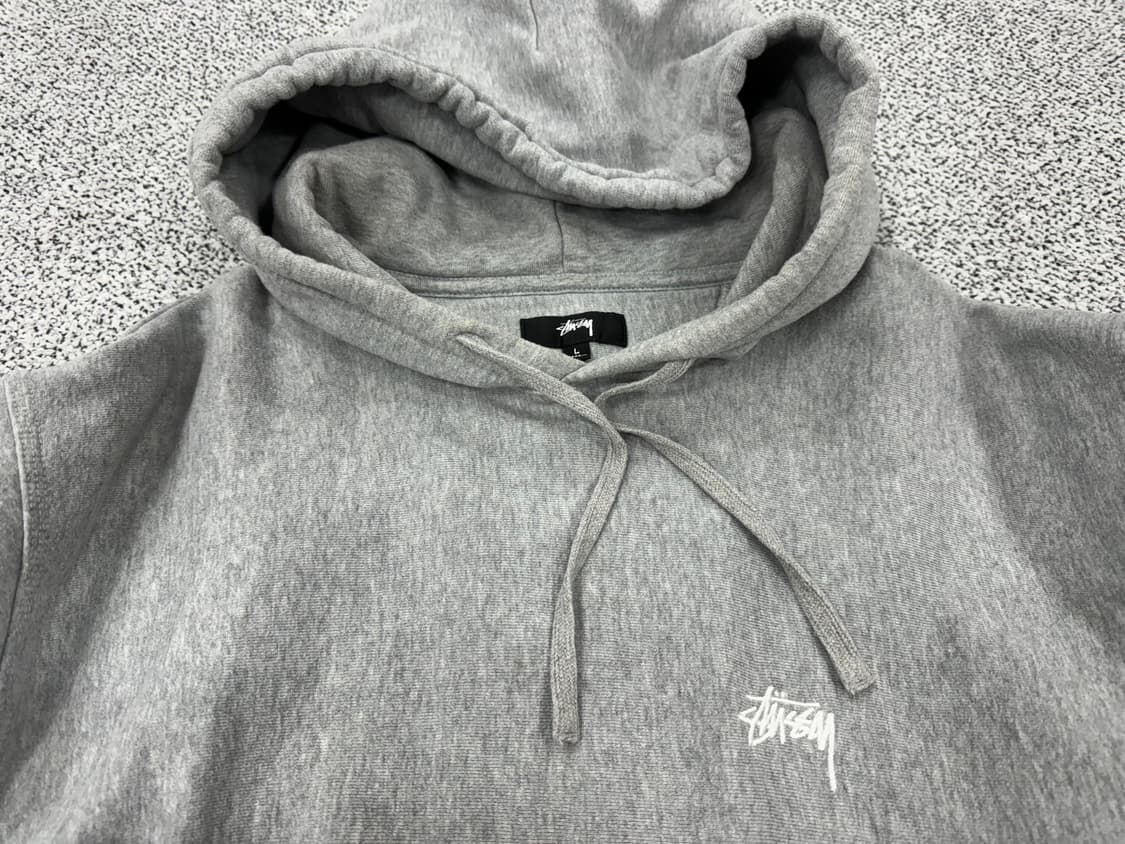 스투시 오버다이드 스탁로고 후드 상품이미지2