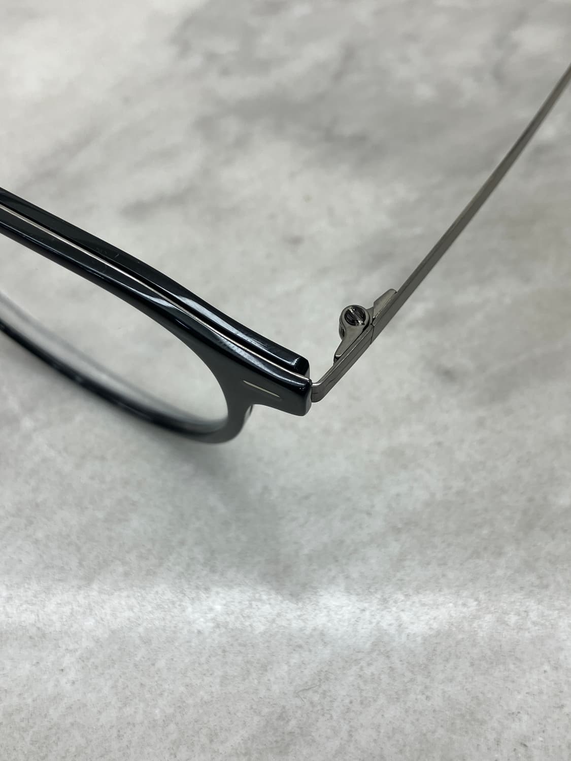 니로 NIRO 실버 블랙 솔텍스 라운드 메탈테 안경 상품이미지2