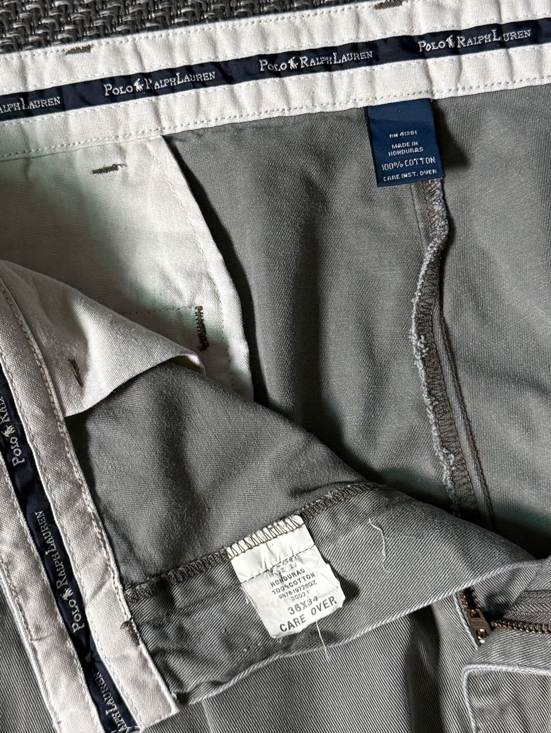 (36) 90s 폴로 랄프로렌 앤드류 더블 플리츠 치노 팬츠 상품이미지4