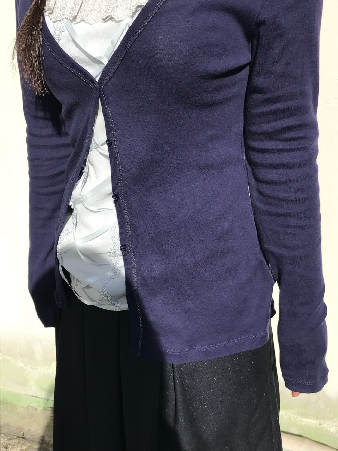 스파클 라인 퍼플 가디건  상품이미지1