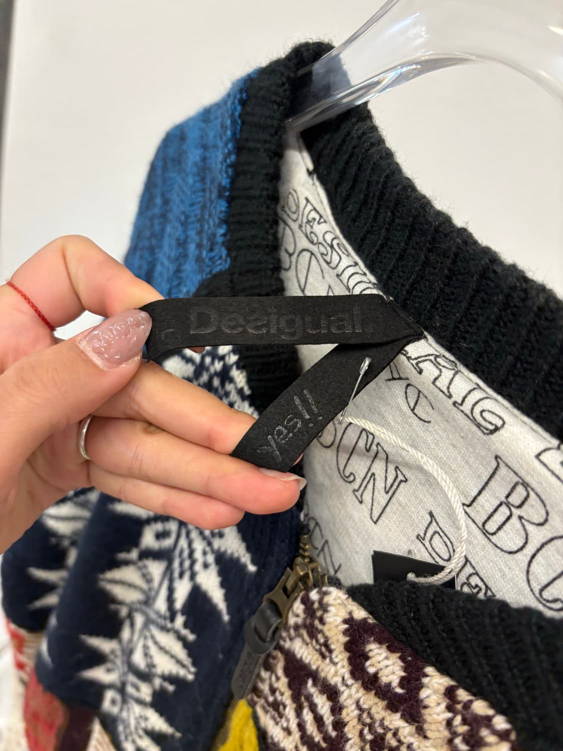 Desigual x Yes knit zip up 상품이미지6