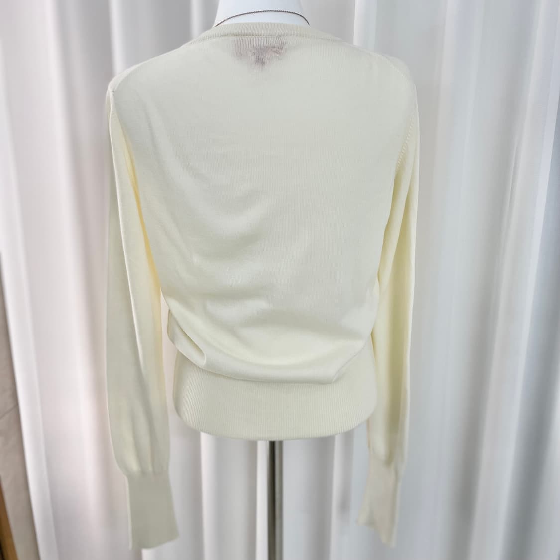 비비안웨스트우드 ORB 로고 제니 가디건-크림 아이보리 상품이미지5