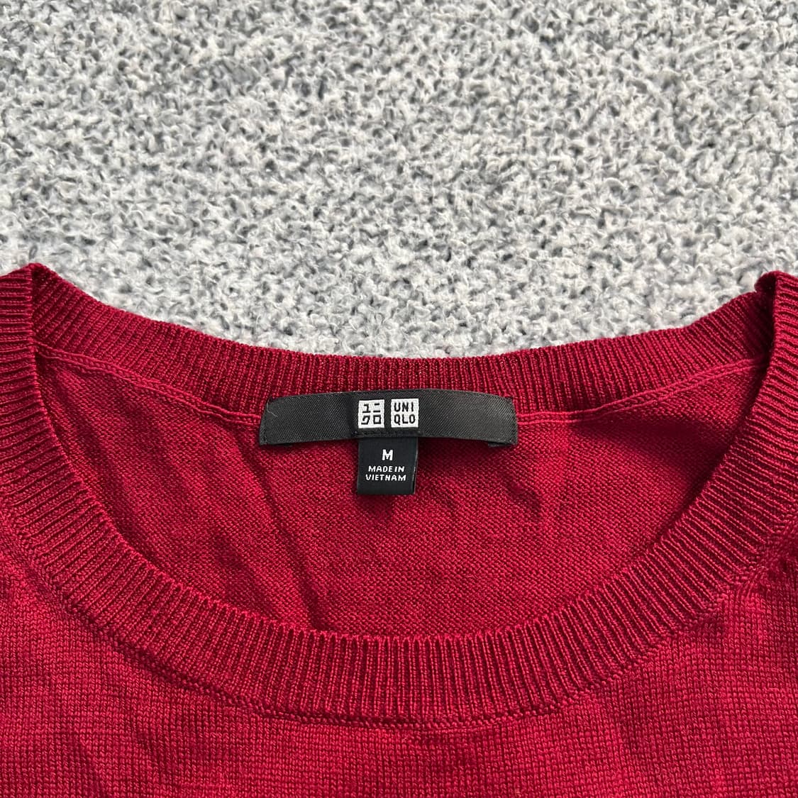 M 유니클로 여성 반팔 니트 0403M 상품이미지2