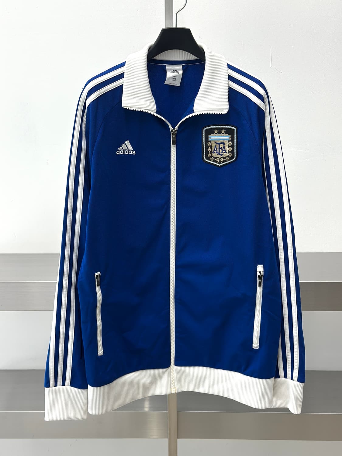 아디다스 블루/화이트 아르헨티나 져지  상품이미지3