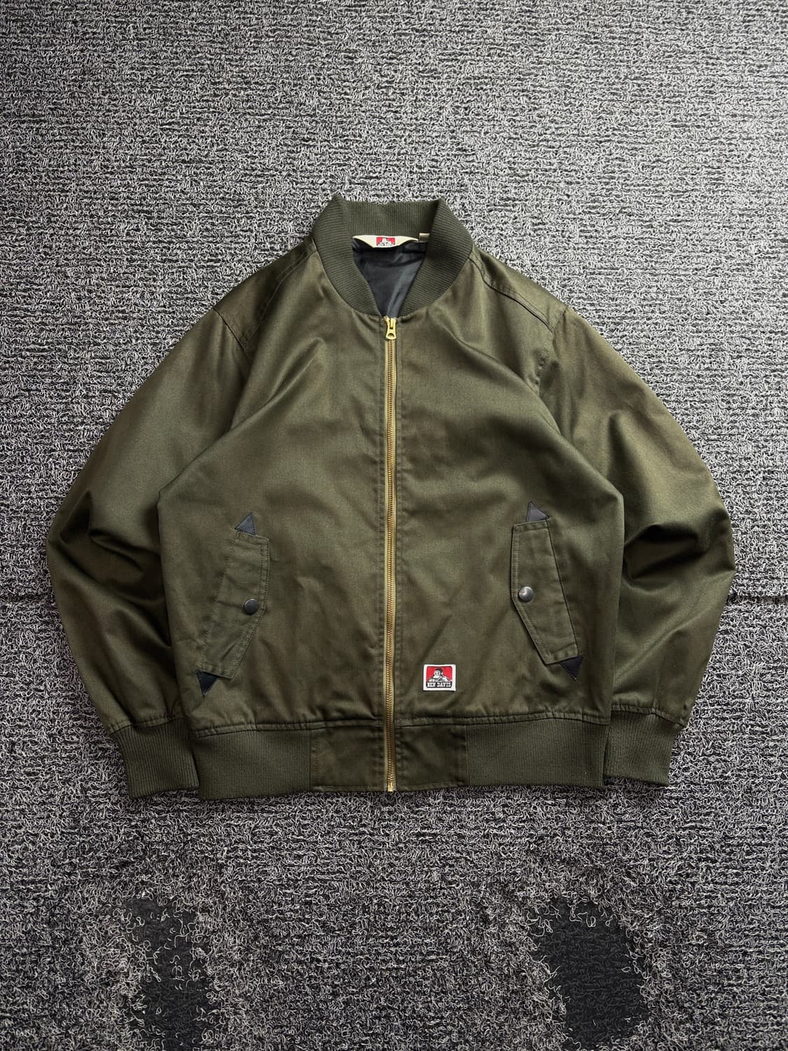 벤 데이비스 카키 플라이트 봄버 자켓 3382 상품이미지2