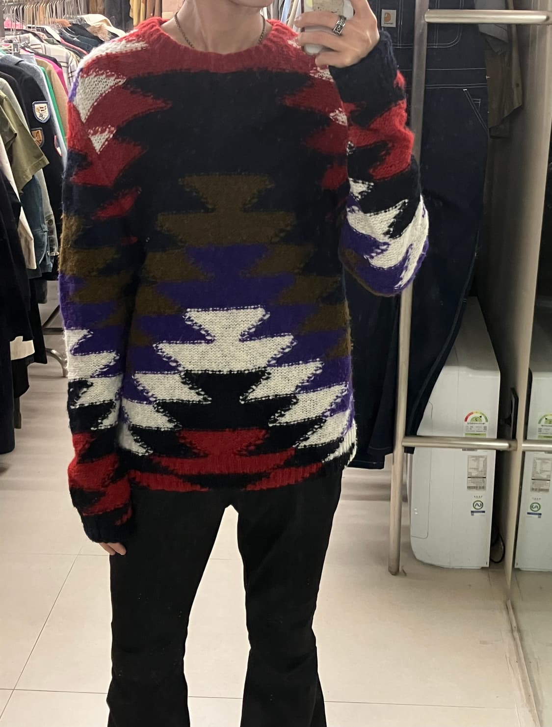 몽클레어 1952 지니어스 울 알파카 니트 L 상품이미지6