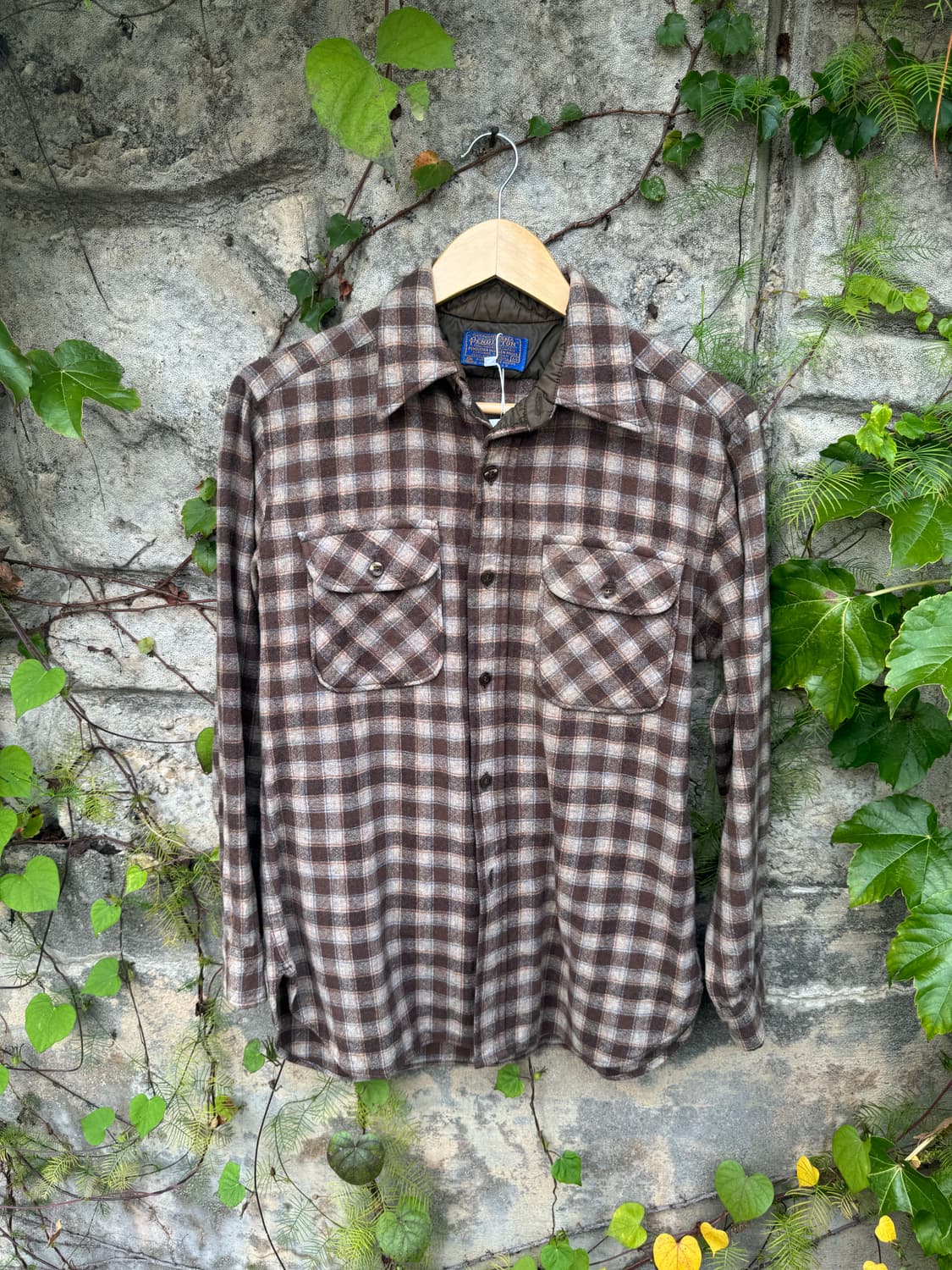 80s pendleton 펜들턴 usa 울 플란넬 셔츠 상품이미지1
