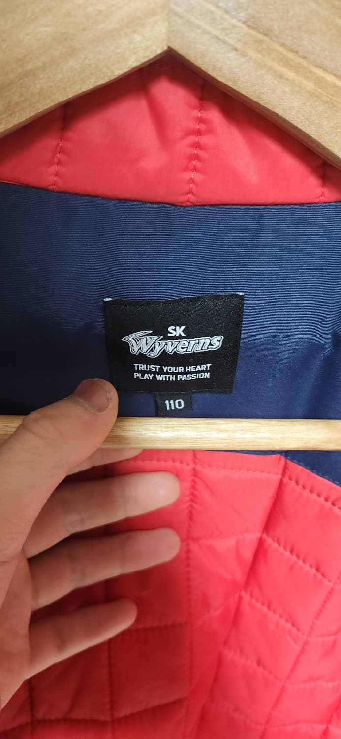 2XL KBO 다이나핏 SK와이번스 어센틱 동계(누빔자켓) 상품이미지7