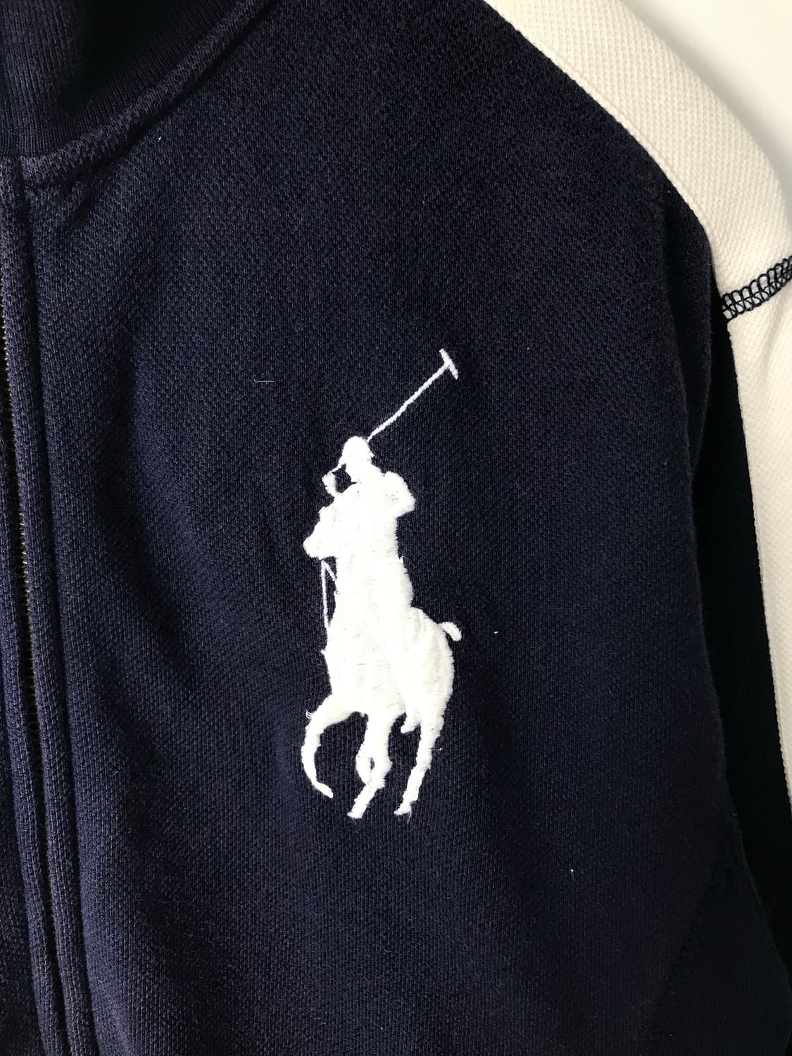 폴로 랄프로렌 빅포니 네이비 코튼 집업  상품이미지3