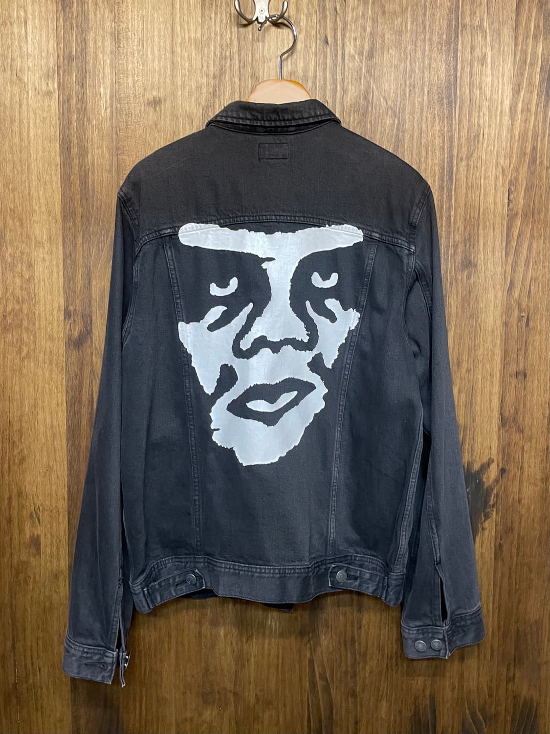 OBEY printed denim jacket 상품이미지1