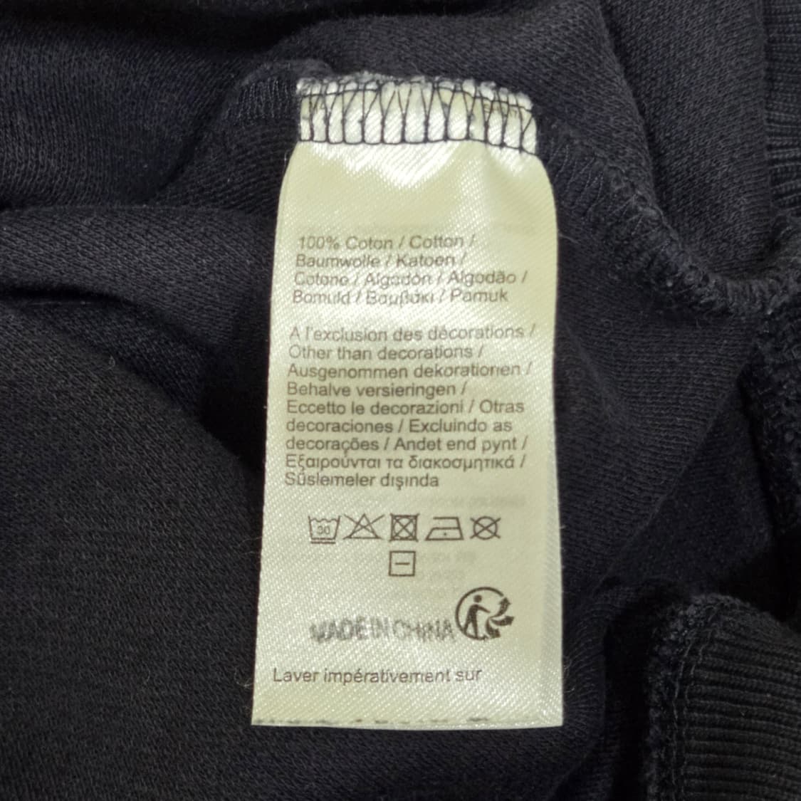 [M] LACOSTE 클래식 피케 맨투맨 (네이비) 상품이미지6