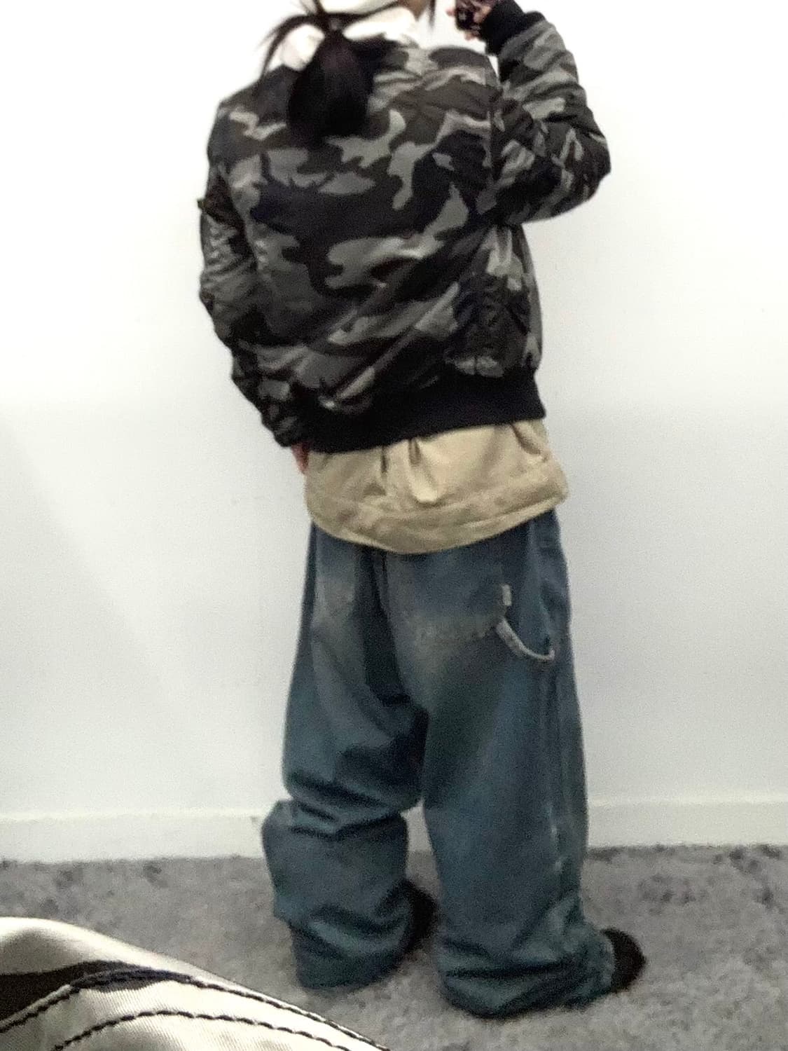 알파인더스트리 카모 ma-1 상품이미지2