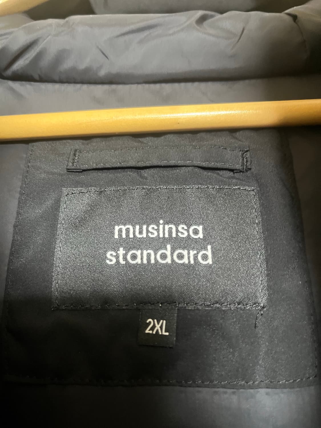 XXL)무신사스탠다드 미니멀 헤비다운패딩 상품이미지5