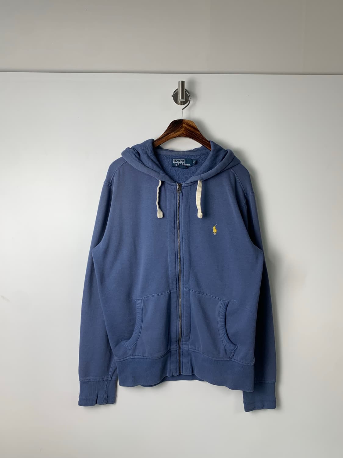 폴로 랄프로렌 옐로우포니 블루 후드집업 상품이미지2