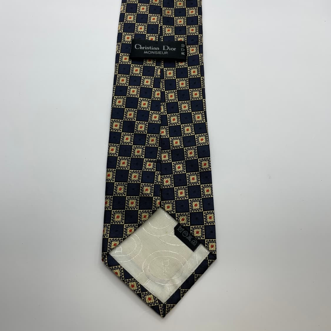 637) (Christian DIOR) 크리스찬 디올 패턴 넥타이 상품이미지2