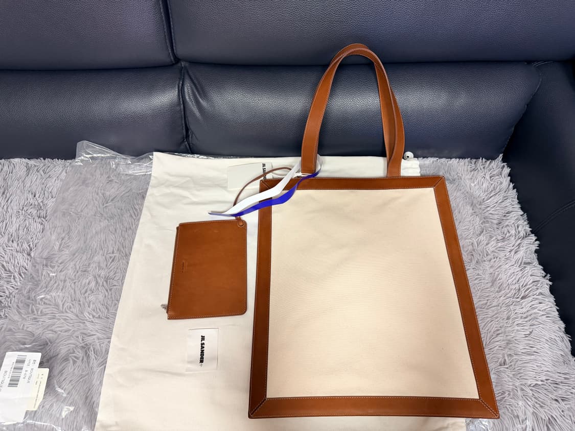 질샌더 로고 캔버스 토트백 / 숄더백 상품이미지4