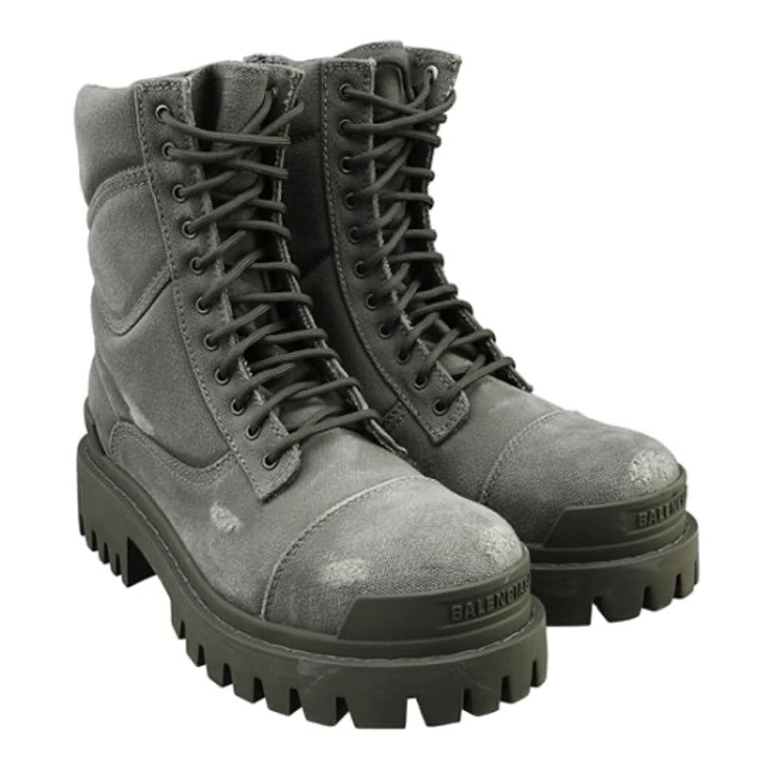 (41) 발렌시아가 컴뱃 스트라이크 부츠 카키 상품이미지1