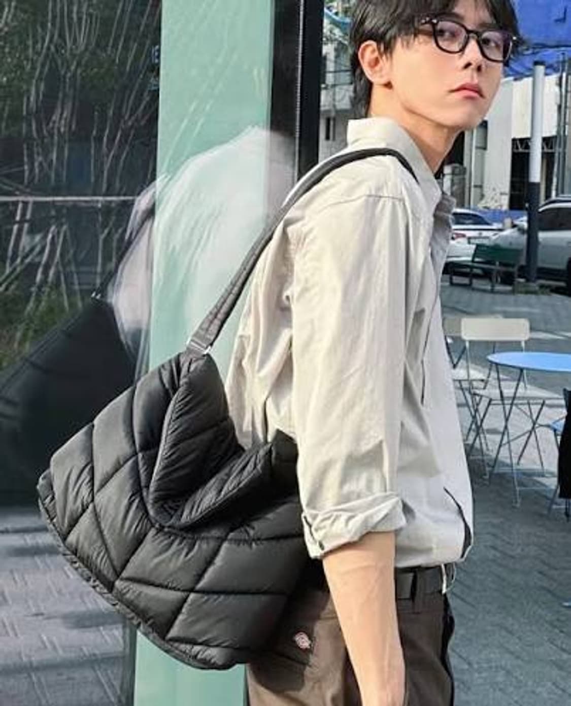 생로랑 에코닐 나일론 푸퍼백 숄더백 주우재 생로랑백 상품이미지10