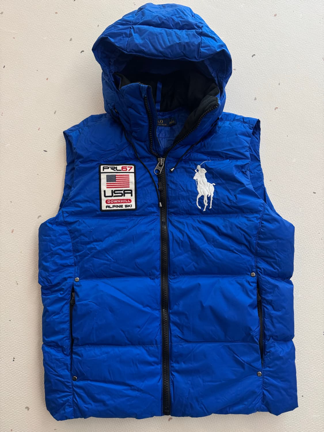 [S] 폴로 랄프로렌 빅포니 USA 알파인 스키 패딩 조끼 상품이미지1