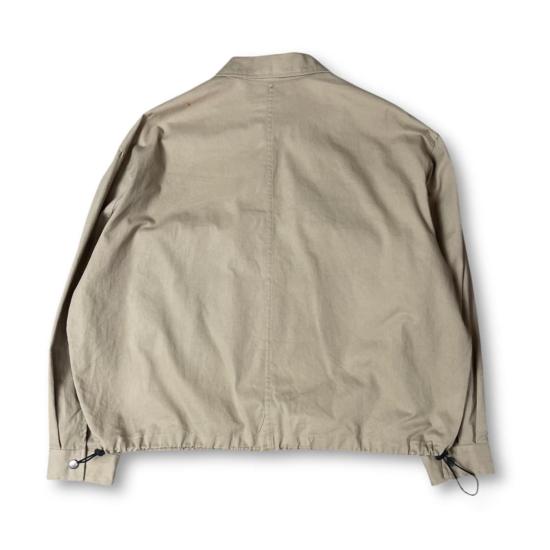 유니크 유니섹스 베이지 브라운 투포켓 자켓 상품이미지2