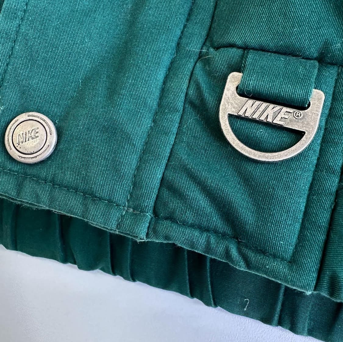 나이키 90‘s 삼나스포츠 컨버터블 그린 다운 패딩 상품이미지6