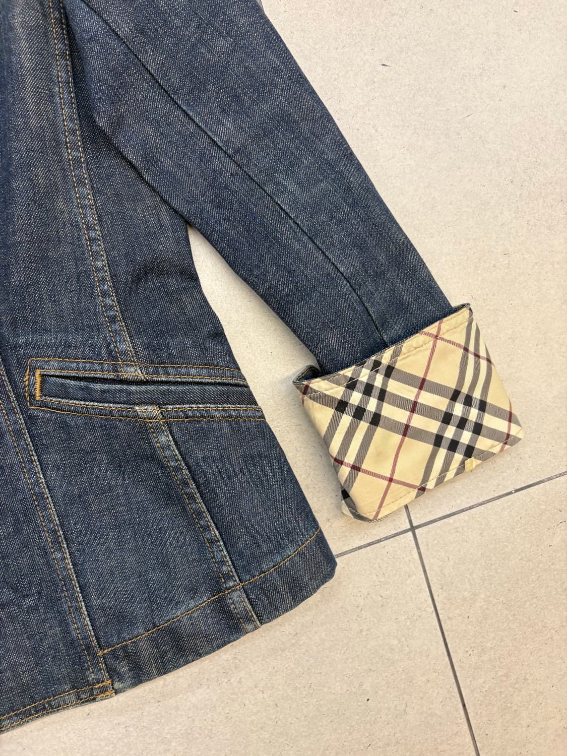 [ 42 ] 버버리 런던 노바체크 데님자켓 상품이미지6